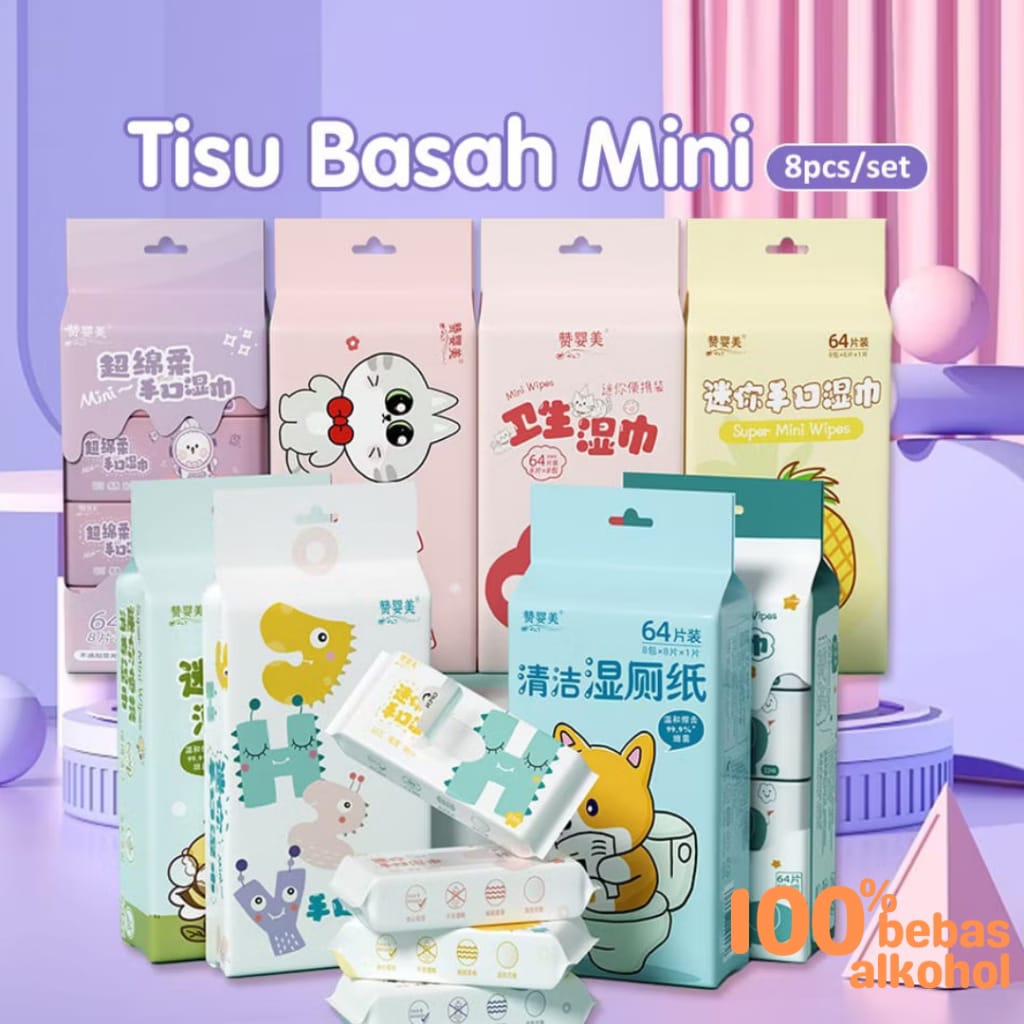 Tisu basah mini, contoh produk Pullboystore